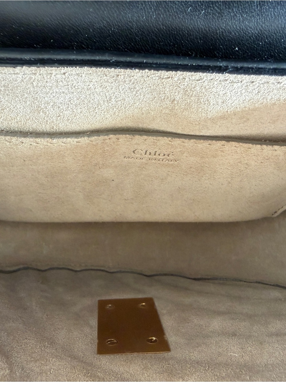 Chloe Quilted Drew Bijou Chain-Shoulder Leather Bag in Black with Gold - Picture 9 of 12